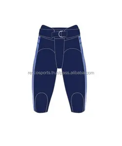 Pantalones de fútbol americano sublimados de peso pesado Pantalones de partido acolchados de seguridad Pantalones integrados de diseño personalizado