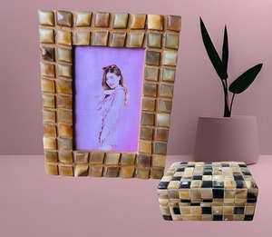 กรอบรูปเขาควายทำด้วยมือทำเองกรอบรูปสำหรับตกแต่งพรีเมี่ยมกรอบรูปสำหรับโฮมออฟฟิศ - Product Image 2