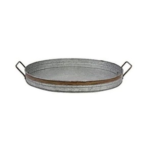 Luxury Modern New Metal Serving Tray Customized Color with Fancy Platter Tabletop Decorative Handicraft Tray Platter - Product Image 4