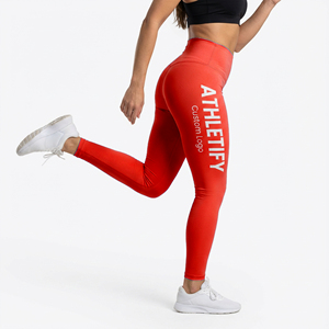 Mallas de yoga con cintura elástica ultra elástica, pantalones de entrenamiento de compresión de cintura alta para mujer, venta directa de fábrica OEM al por mayor - Product Image 1