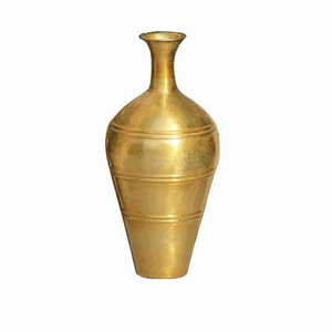 Nouveauté Vases à fleurs en aluminium design Vases à fleurs de finition plaqués or pour la décoration de la maison Vases pour la décoration de la maison - Product Image 5
