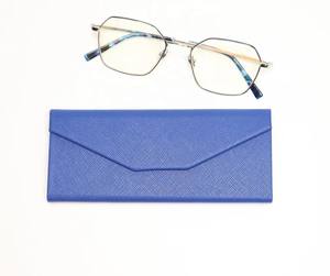 Étuis à lunettes de soleil en cuir PU avec logo de couleur personnalisée, boîtes à lunettes pliables, étui à lunettes, étui à lunettes de soleil, emballage - Product Image 5