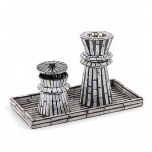 Quemador de Incienso Artesanal Tradicional de Nácar para Decoración de Espacios Sagrados, Ceremonias de Adoración y Meditación en el Hogar, de Vietnam - Product Image 3