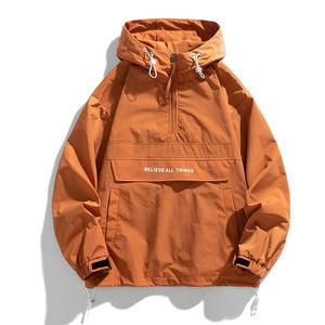 Veste Softshell de haute qualité avec logo personnalisé, vêtements d'extérieur d'automne, veste coupe-vent tendance avec capuche - Product Image 1