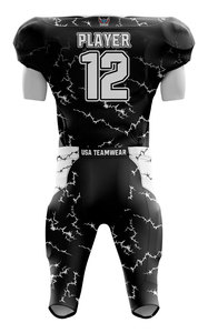 T-shirts courts et pantalons respirants à col en V pour jeunes uniformes de football imprimés pour les sports de plein air uniformes d'équipe de grande taille - Product Image 2