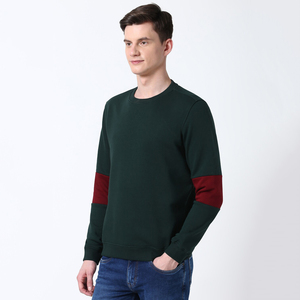 เสื้อสเวตเชิ้ตผู้ชายแบรนด์สั่งทำพิเศษ ผ้าฝ้ายฟลีซ 100% สำหรับฤดูหนาว ป้องกันรอยยับ ระบายอากาศได้ดี คอกลม ทรงปกติ แขนยาว - Product Image 3