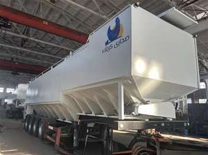 Fabricant chinois fournit des semi-remorques à benne basculante de 50M3, 60M3, 65M3, avec vis sans fin hydraulique - Product Image 6