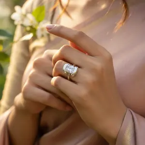 Colgante de oro rosa con baño de rodio y circonitas cúbicas, hecho a mano, para uso diario femenino. - Product Image 3