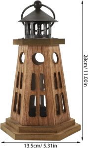 Hermoso candelabro de farol de madera con tallado intrincado y construcción duradera adecuado para bodas, fiestas e iluminación del hogar - Product Image 2