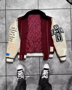 Nueva chaqueta de uniforme de béisbol para hombre a la moda, chaqueta informal gótica Punk Y2K con bordado de letras de gran tamaño - Product Image 5