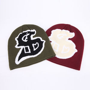 Gorros de Punto a Mano de Invierno, 100% Algodón, Unisex, de Alta Calidad, con Logotipo Personalizado, Ajustables, Estilo Nuevo, Superventas - Product Image 3