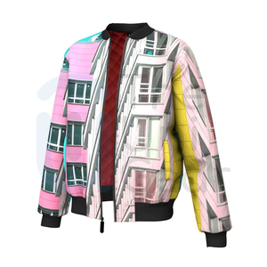 แจ็กเก็ตบอมเบอร์สำหรับผู้ชายเสื้อแจ็กเก็ตบอมเบอร์สำหรับแข่งรถกลางแจ้งแฟชั่นสำหรับฤดูหนาว - Product Image 1