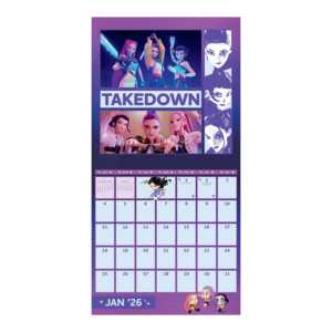 Calendrier imprimé K-Pop Demon Hunters 2026 - Product Image 1