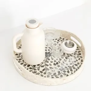 Nouvelle Collection Plateau de Service en Nacre de Haute Qualité de Luxe Fait Main au Vietnam - Product Image 6