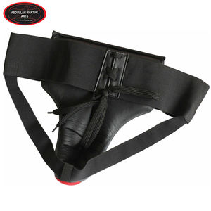 Color de contraste rojo y negro, buena venta, haga su propio logotipo personalizado, protector de ingle de boxeo de ABDULLAH MARTIAL ARTS - Product Image 5