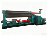 Machine de cintrage électrique automatique à 3 rouleaux avec formage des extrémités pour le traitement de l'acier au carbone, prix usine pour la fabrication métallique