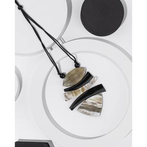 Cadeau de mode pour femmes de haute qualité poli ambre miel couleur naturel corne de buffle collier bijoux de Style Animal - Product Image 6