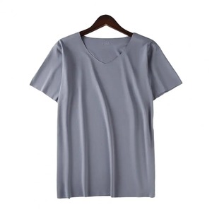 2025 Slim Fit O-cou Coton Hommes T-shirt Tissu de haute qualité Impression de logo personnalisé Service OEM Disponible en différentes tailles - Product Image 4