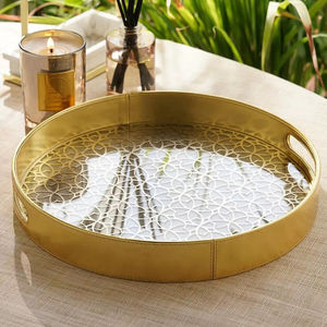 Bandeja de Servicio de Esmalte Metálico Duradera, Construcción de Alta Calidad para Uso en el Hogar, Hoteles y Restaurantes - Product Image 1