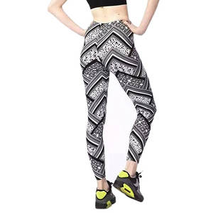 <b>Women's</b> Custom Logo Mid <b>Tight</b> Yoga Leggings Breathable Knitted Polyester Spandex Gym Wear Silk Workout Pants-Factory Wholesale - Product Image 6