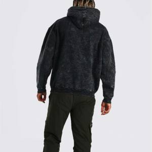 Sudaderas con Capucha Extra Grandes para Hombre, de Felpa de Doble Capa, Mezcla de Algodón, con Estampado Digital, Colores Personalizados y Cierre Frontal - Product Image 3