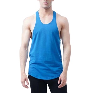 Custom Style Men's Plus Size Cotton Tank Tops Breathable Workout Vest for Summer Streetwear Casual Summer Tank Tops - Product Image 1