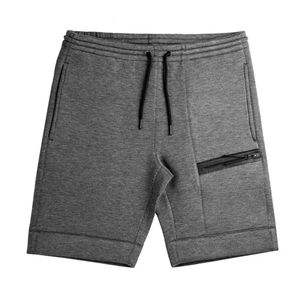 Vente en gros de shorts de sport d'été décontractés personnalisés pour hommes 100% coton éponge française respirante motif de décoration délavé taille élastique - Product Image 4