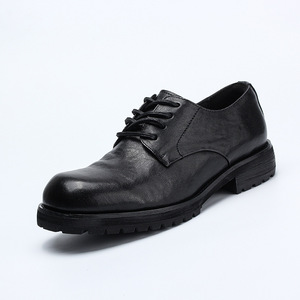 Chaussures Oxford en cuir de vache véritable avec semelle antidérapante et doublure respirante, chaussures de ville pour hommes - Product Image 3