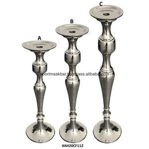 Soporte de vela individual moderno hecho a mano diseño Chapado en cobre para el hogar y decoraciones de boda Impresión de Navidad personalizada - Product Image 3