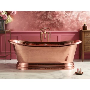 Handcrafted copper <b>bathtub</b> offers timeless elegance, natural warmth, antimicrobial benefits, durability, luxurious patina - Product Image 3