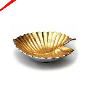 Cuenco de chocolate de aluminio y metal con acabado dorado de diseño increíble para restaurante y bar de hotel - Product Image 3