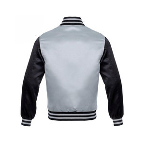 Meilleur design Veste légère et écologique en laine à manches longues pour hommes de haute qualité Slim Varsity Style New Printed Stand Canvas - Product Image 4