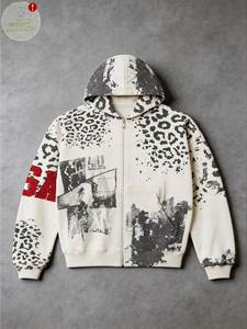 Sudadera de Invierno para Mujer de Primera Calidad, con Cuello Alto y Forro, Impermeable, con Logotipo Personalizado Bordado, de Algodón Grueso, ODM - Product Image 4