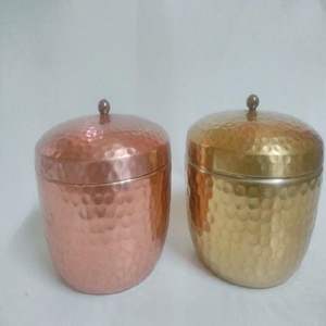 Wholesale Handmade <b>Miniature</b> Brass Tealight Candlestick Holder Matt Style Home Decor Art Gifts for Christmas - Product Image 4