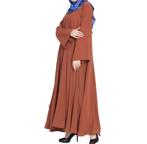 Abaya pour femme arabe de style modeste et soyeux pour Jilbab Dernières créations avec ceinture élégante Vente en gros pour Jilbab Abaya - Product Image 3