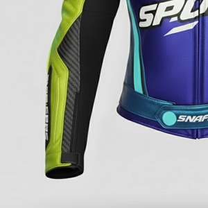 Veste de moto en cuir véritable sur mesure, haute qualité, coupe-vent, imperméable, ignifuge, pour la course à moto - Product Image 4