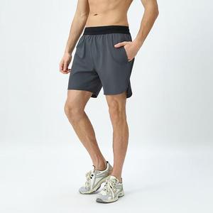 Short de gymnastique personnalisé, nouveauté, haute qualité, respirant, maille, insertion, polyester, spandex, séchage rapide, recyclé, entraînement pour hommes - Product Image 3