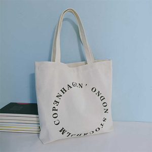 กระเป๋าช้อปปิ้งผ้าคอตตอนหูจับยาวกระเป๋าช้อปปิ้งแฟชั่นใหม่ทันสมัยกระเป๋าช้อปปิ้งผ้าคอตตอนหูจับยาวมีขนาดที่กำหนดเองได้ - Product Image 4