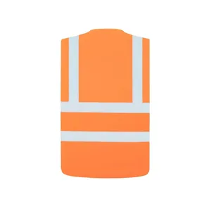 Gilet de sécurité confortable Minden Safety Merchandising avec autocollants et lumières réfléchissants – Produit promotionnel - Product Image 5