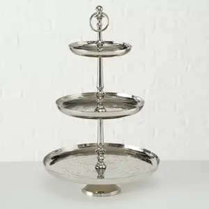 แท่นวางเค้กโลหะคุณภาพสูงเหมาะสำหรับบ้านเบเกอรี่โรงแรมปาร์ตี้โต๊ะตกแต่งห้องครัว - Product Image 2