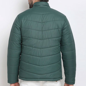 Veste matelassée pour homme en toile respirante de haute qualité avec col montant, style streetwear hivernal, best-seller - Product Image 2