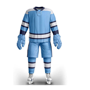 Venta caliente más nuevo conjunto de uniformes de hockey sobre hielo de alta calidad logotipo personalizado ropa casual deportes uniformes de hockey sobre hielo - Product Image 3