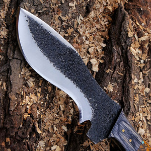 Cuchillo de Supervivencia Clásico de Acero de Damasco, Hecho a Mano, para Caza, Campismo y Bushcraft, Cuchillo de Acero de Damasco Duradero - Product Image 6