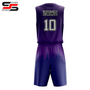 100% poliéster uniforme de baloncesto de alta calidad personalizado deportes al aire libre uniforme de baloncesto - Product Image 2