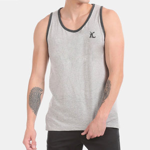 Camiseta sin mangas de color liso para hombre, adecuada para gimnasio, fitness, entrenamiento, uso en casa y uso diario al aire libre. - Product Image 5