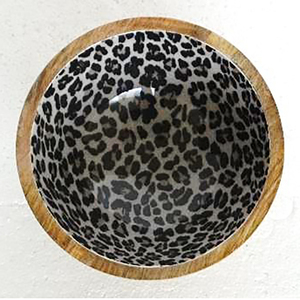 Customized Acacia Wood <b>Bowl</b> <b>Set</b> With Enamel Design for Serving <b>Soup</b> Food Nuts Home Wedding Kitchen Accessories Table Decor - Product Image 6