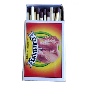 Superior quality wax safety matches Box with handle with care product