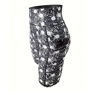 Women's High <b>Waist</b> Tummy Control Biker Shorts Custom Fitness Wear Lightweight Breathable Gym Shorts <b>with</b> Logo Wholesale - Product Image 1