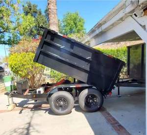 Acheter remorque à benne basculante agricole tracteur de jardin remorque à benne basculante. - Product Image 2