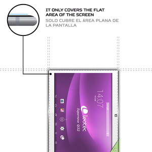 ฟิล์มกันรอยหน้าจอ ANTISHOCK สำหรับแท็บเล็ต Leotec Supernova QI32 เพิ่มประสิทธิภาพการอ่านและการปกป้อง - Product Image 4